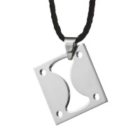 梦克拉 Mkela 钨金钨钢吊坠 漏空的爱