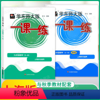 [正版]共2册2022华东师大版一课一练九年级上下学期 数学+增强版 9年级第一二学期全一册 华东师范大学出版社