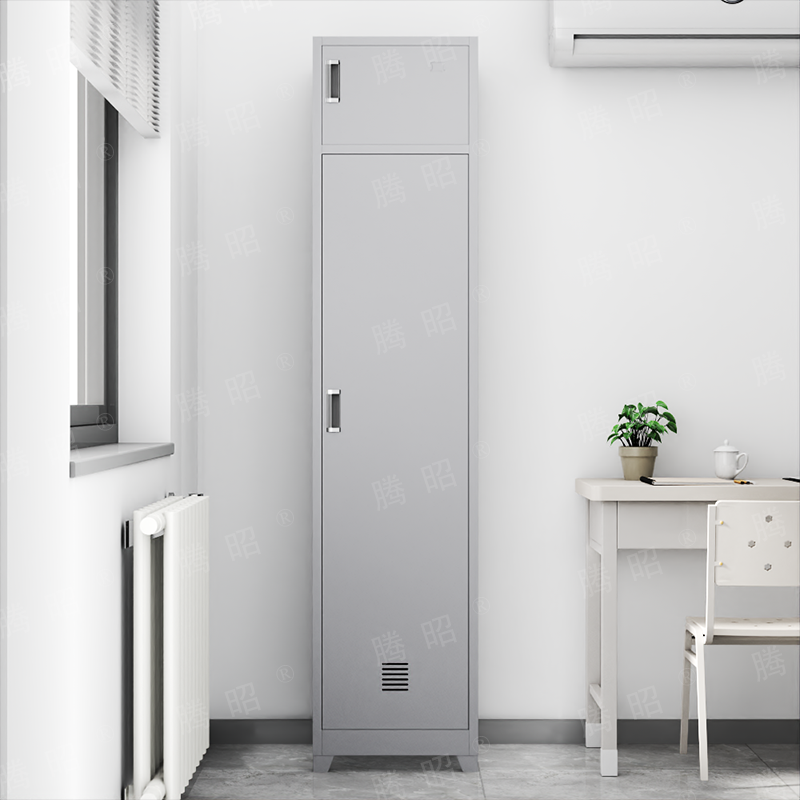 腾昭内务柜铁皮柜物品储物柜常规款单门单人更衣柜