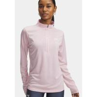 Under Armour女款长袖运动T恤拉链立领训练健身上衣舒适透气