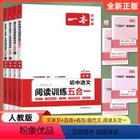 [一本语文]阅读训练五合一 九年级/初中三年级 [正版]2024版一本初中语文阅读训练五合一中考版课外文言文+古诗+名句