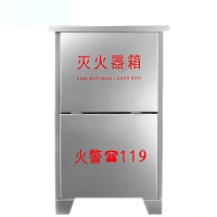 鑫睿辉 不锈钢灭火器箱 5kg*2 个