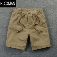 HLCOMAN休闲短裤男士工作宽松直筒夏季潮牌水洗工装五分裤子