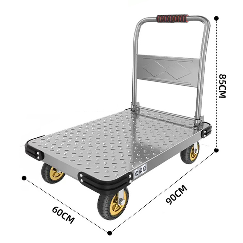 欧家隆手推车白钢台