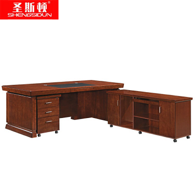 圣斯顿K-2075A油漆办公桌200*100*76cm(张)红胡桃色