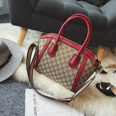 NEWLAKE包包2020新款欧美潮女包帆布笑脸包印花时尚手提包女士斜挎单肩包手提包女