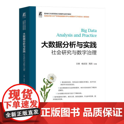 机工 大数据分析与实践——社会研究与数字治理 王贵 杨武剑 周苏