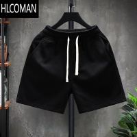 HLCOMAN三分短裤男士夏季美式3分4分健身跑步运动裤透气修身纯色裤子