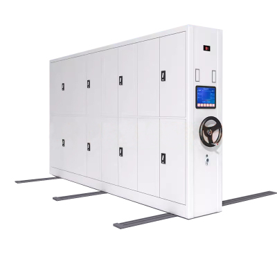 利特莱依密集柜档案室电动智能密集架移动档案柜凭证资料柜手摇文件柜一列4组每立方(智能)