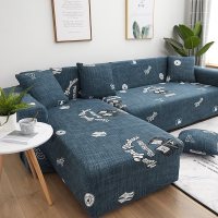 弹力懒人沙发套罩通用型全包萬能套北欧简约布艺沙发垫全盖 卡罗时光 L码(沙发长度185-230cm适用)一般适合三人沙发