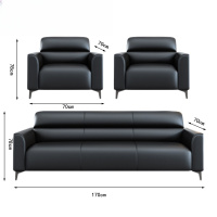 悦兴诚接待沙发单位+单位+三人位套