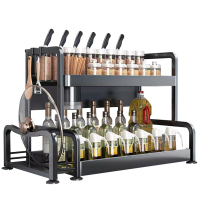 豫汉迎厨房置物架双层个