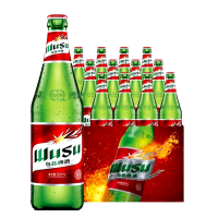 乌苏啤酒(wusu) 大红乌苏 620ml*12瓶 整箱装 红标乌苏