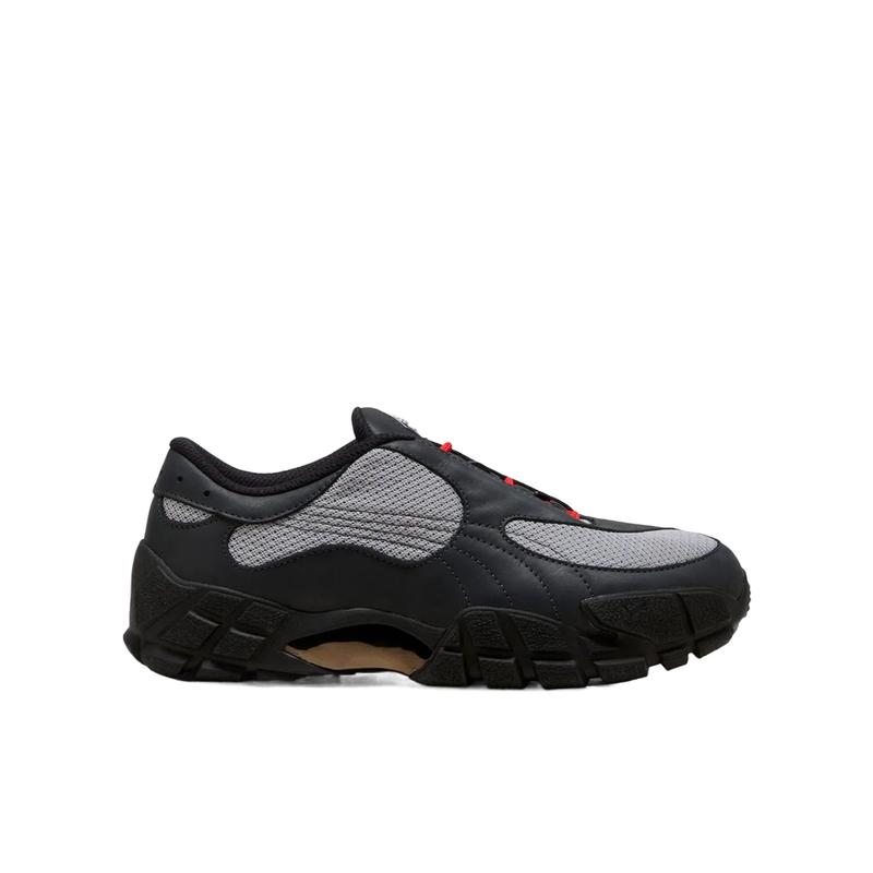 彪马(Puma)PUMA联名运动鞋圆头系带皮革织物拼接橡胶底男跑鞋