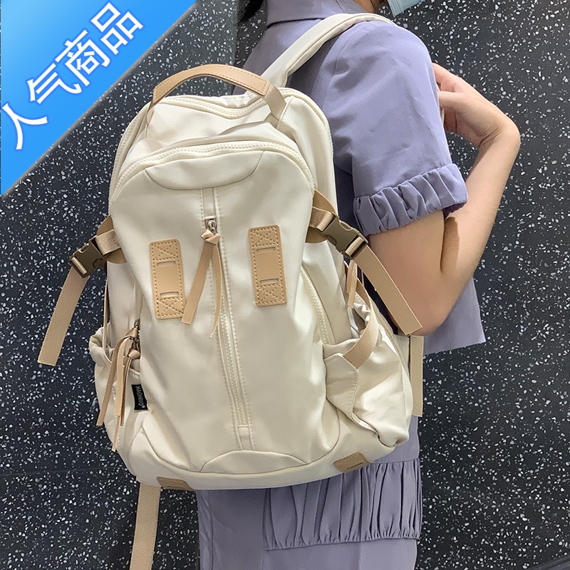 封后南方姑娘的包书包女2022新款大学生ulzzang大容量情侣轻便双肩包书包学生