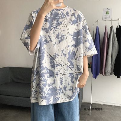 珂卡慕(KEKAMU)2020新款夏季短袖T恤男士潮牌ins半袖韩版潮流宽松个性时尚上衣服