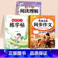 [读练写全3册]同步作文+阅读理解+练字帖 六年级上 [正版]斗半匠六年级上册同步作文2024新版思维导图同步作文大全满