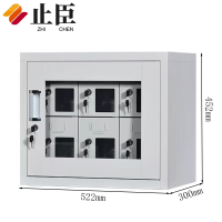 止臣 手机存放柜 办公家具文件柜保管柜手机寄存柜办公柜储存柜 6门