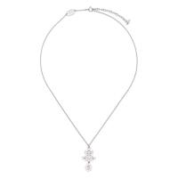 Vivienne Westwood银质坠饰项链女款时尚百搭精致锁骨链