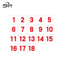 斯赞 数字标识贴 2*2cm 张