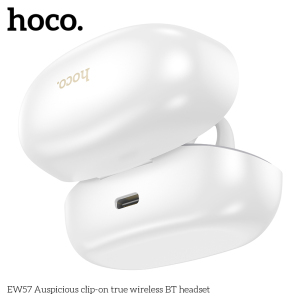 浩酷(HOCO)蓝牙耳机超长续航无线耳机半入耳式运动跑步单双耳无线音乐耳机EW57适用苹果华为蓝牙V5.3无线耳机