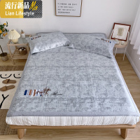 冰丝凉席三件套 1.8m床夏季北欧简约空调席子1.5米可水洗折叠 三维工匠凉席/凉枕