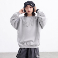 男童加绒卫衣一体绒新款中大童打底衫加厚酷帅儿童秋冬装潮衣