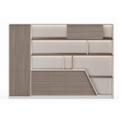 中豫鑫泽 ZYXZ5022082 文件柜资料柜办公高柜板式档案储物收纳办公室背景柜 2.4米