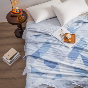 最生活夏凉被夏季空调被双面可机洗抗菌裸睡夏天薄 夏被1条Z-8802