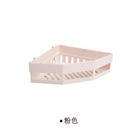 卫生间置物架壁挂洗手间洗漱台吸盘厨房厕所吸壁式免打孔浴室收纳 三维工匠 灰色储物架