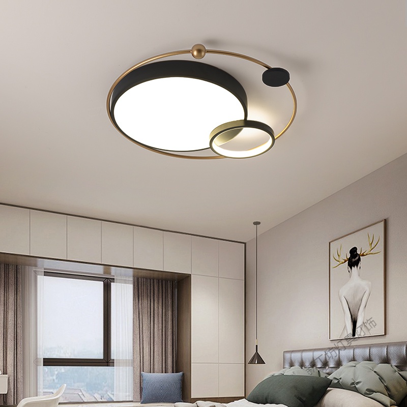 苏宁放心购 主卧室吸顶灯led灯具温馨浪漫圆形房间灯创意个性现代简约餐厅灯