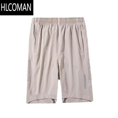 HLCOMAN运动短裤男士夏季宽松弹力速干五分裤跑步户外钓鱼健身训练沙滩裤