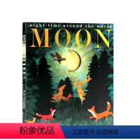 [正版]进口英文原版Moon月亮 儿童英文早教亲子阅读洞洞书 英语自然拼读绘本 大自然的秘密 平装大开