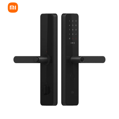免费安装-小米智能门锁标准锁体碳素黑小米10NFC解锁家用防盗门指纹锁密码锁C级锁芯3D半导体指纹