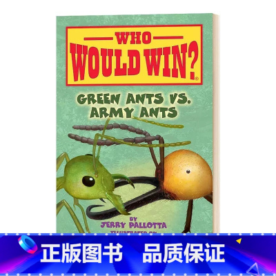 猜猜谁会赢:绿蚁VS军蚁 [正版]140元10件英文原版学乐科普读物学乐猜猜谁会赢Who Would Win? 食物链认