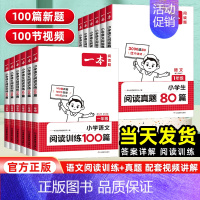 语文阅读真题80篇+英语阅读80篇[2本套] 小学四年级 [正版]2025版阅读训练100篇一二三四五六年级上下册全国通