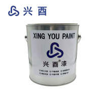 兴酉 醇酸调和漆 红色1kg 桶