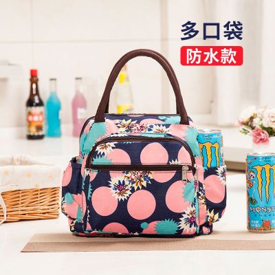手提包女布包包加厚大容量便当饭盒袋子防水中年上班小拎妈妈咪包
