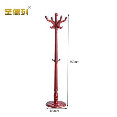 圣德列实木衣帽架挂衣架T-5 400*400*1750mm