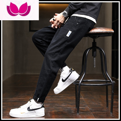 七斓2023新款休闲裤男士春季潮牌宽松直筒潮流百搭工装运动长裤子夏季