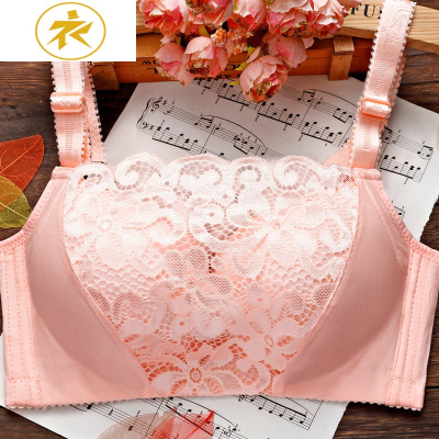 Ideamini抹胸式内衣女无钢圈小胸加厚款聚拢薄款调整型蕾丝性感防走光文胸抹胸