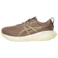 ASICS跑步鞋男缓震效果能量反馈长时间舒适性平稳过渡浅棕色配色