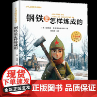 钢铁是怎样炼成的少儿无障碍全彩阅读6-8岁儿童文学经典名著故事读物小学生一二三四五六年级课外书阅读寒暑假书目正版