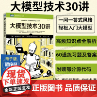 [出版社店]大模型技术30讲 大模型制作应用与开发deepseek模型开发ai人工智能机器学习深度学习LLM提示工程师书