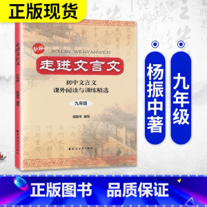 杨振中 走进文言文 九年级/初中三年级 [正版]新版 走进文言文 九年级 初中文言文 课外阅读与训练精选 9年级九年级初