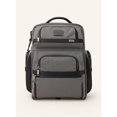 TUMI多功能商务女士双肩包带寸笔记本隔层防丢扣设计