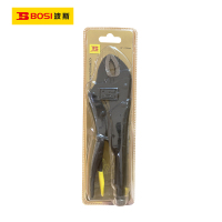 波斯(BOSI)发黑圆口大力钳(10"/250mm)把