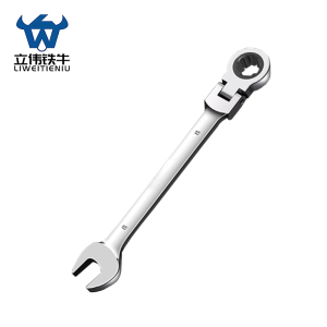 立伟铁牛活头两用棘轮扳手8mm/把