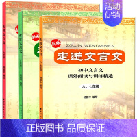 [正版] 全套3本 语文新版 走进文言文 初中文言文课外阅读与训练精选 六七 八 九年级 6789年级 初一/初二/