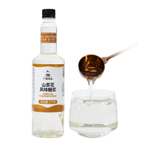 商用奶茶店调酒咖啡专用果香蜜汁 山茶花糖浆1kg 起订量2瓶